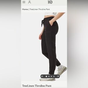 tentree womens linen pant